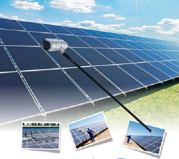 Solar panel cleaning kits